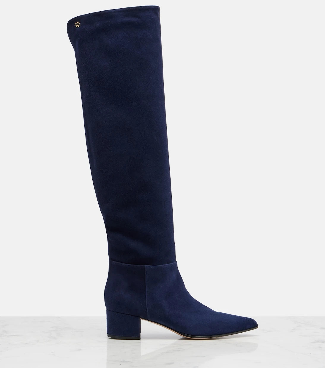 Gianvito Rossi - Suede knee-high boots