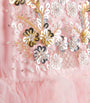 Pink Embellished Golden Daisies Dress (2-12 Years)