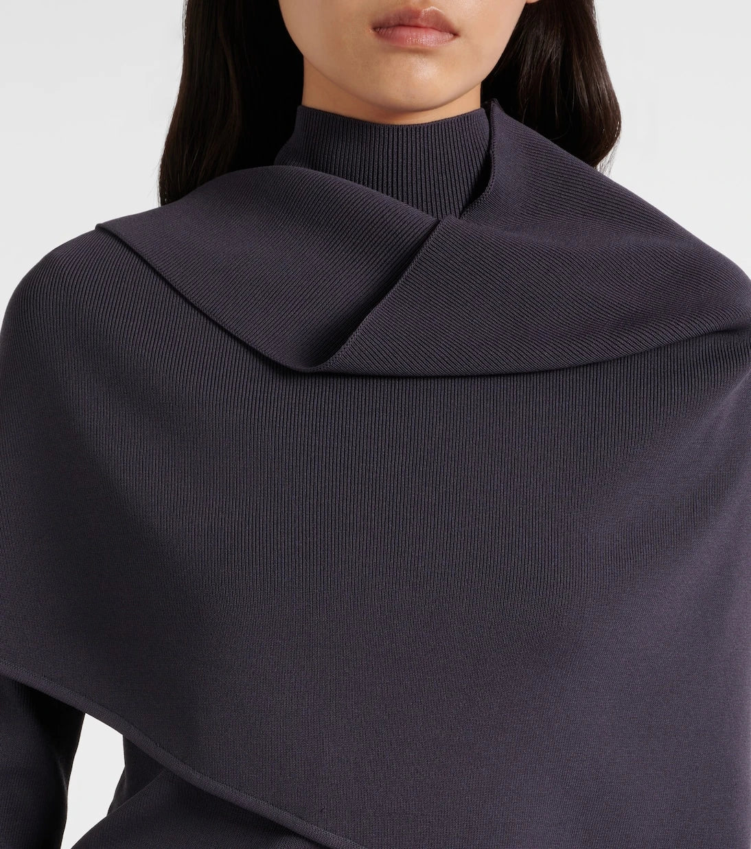 Entire Studios - Wrap caped turtleneck sweater