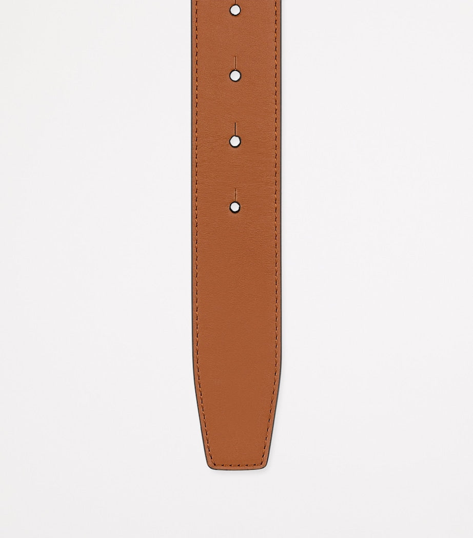 Christian Louboutin Red CL Logo Leather Belt