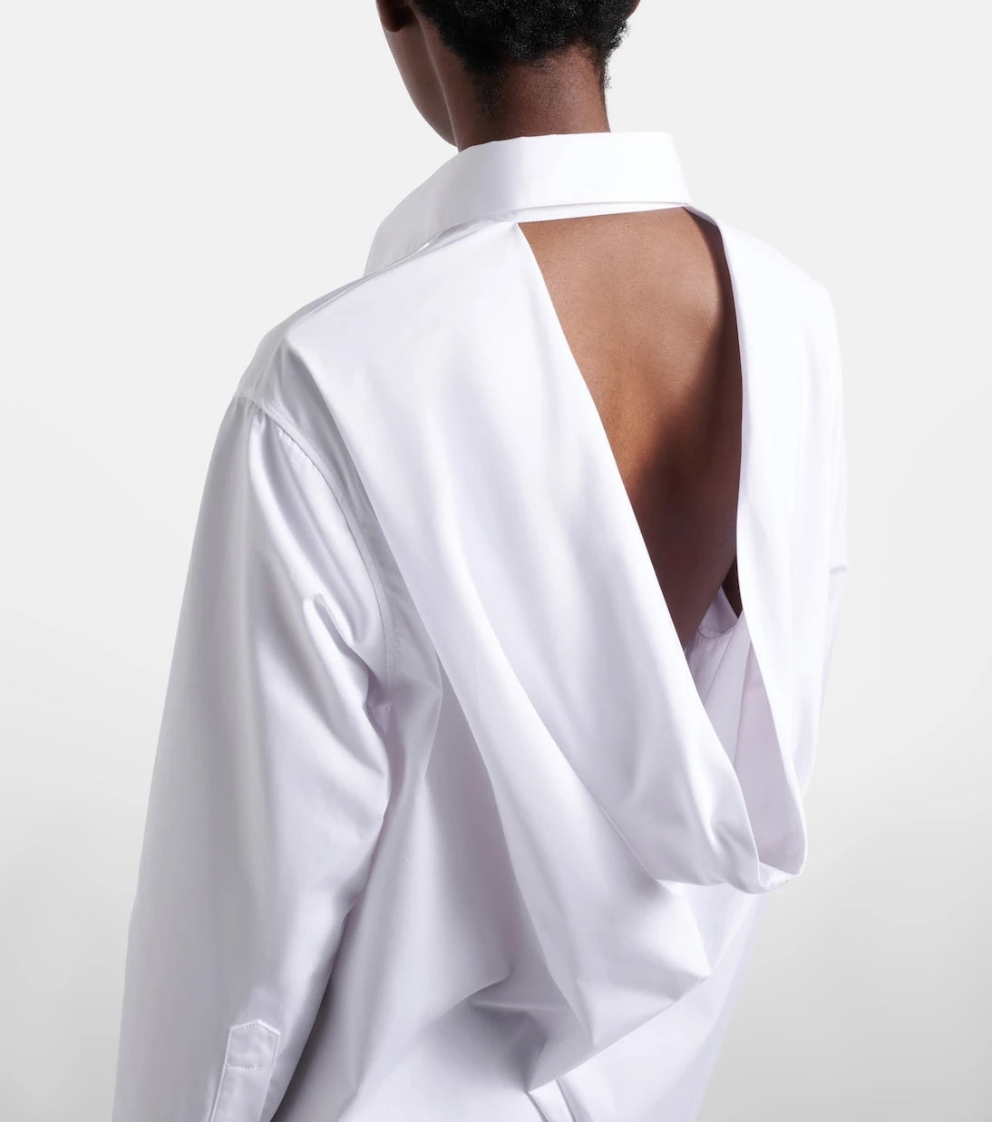 Balenciaga - Cotton poplin shirt dress