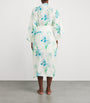 Silk Floral Amaya Samphire Robe
