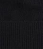 Black Cashmere Brushed Beanie