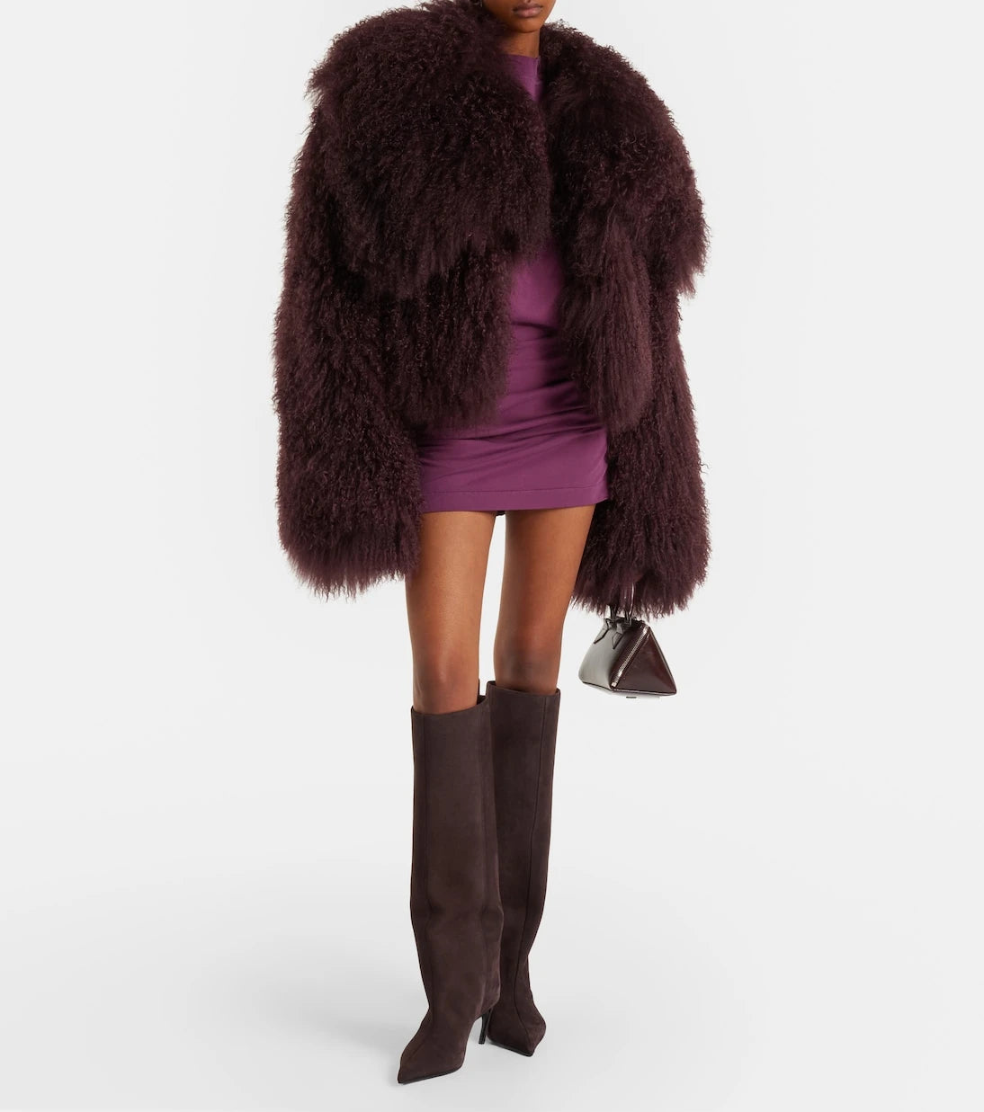 The Attico - Lea 65 suede knee-high boots
