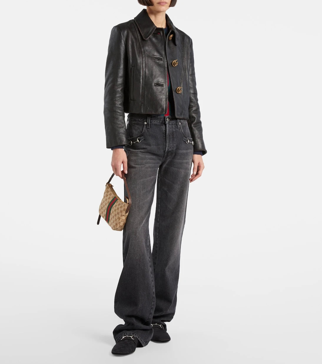 Gucci - Lunetta GG Canvas Small crossbody bag