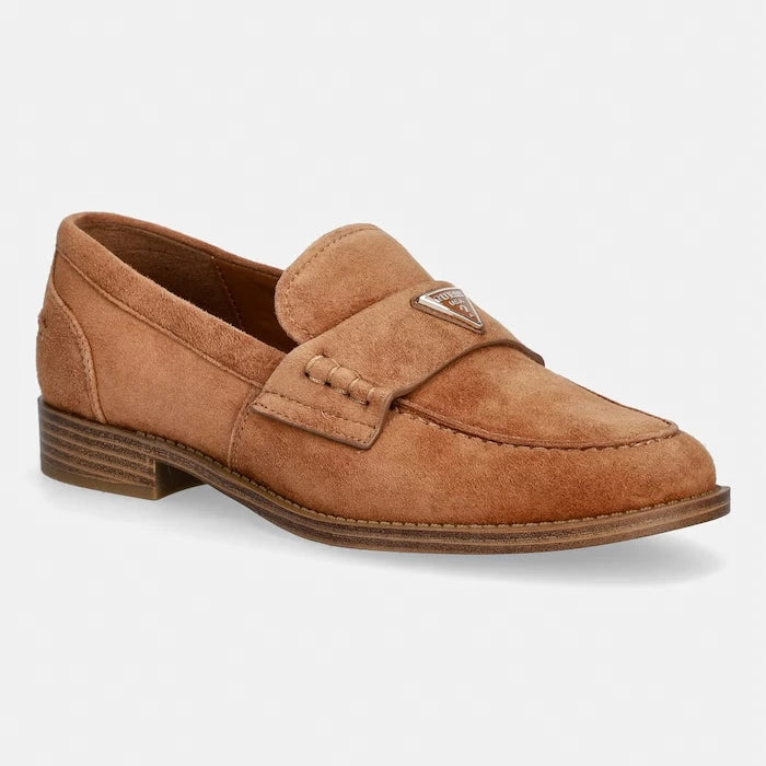 Guess мокасини дамски от велур BELISO