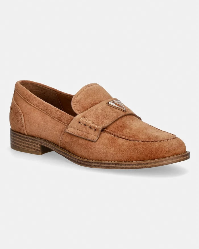 Guess мокасини дамски от велур BELISO