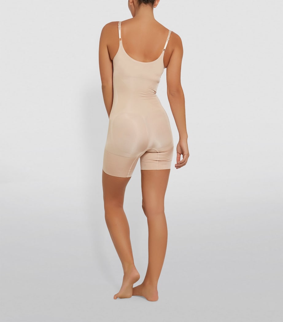 SPANXsculpt OnCore Open-Bust Mid-Thigh Bodysuit - Firm Control