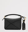 LOEWE Black x Paula's Ibiza Mini Lambskin Puzzle Top-Handle Bag