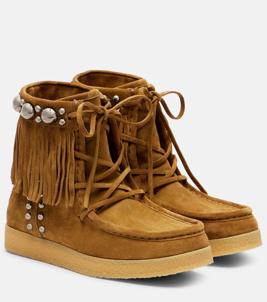 Valentino Garavani - Nellcôte studded suede ankle boots