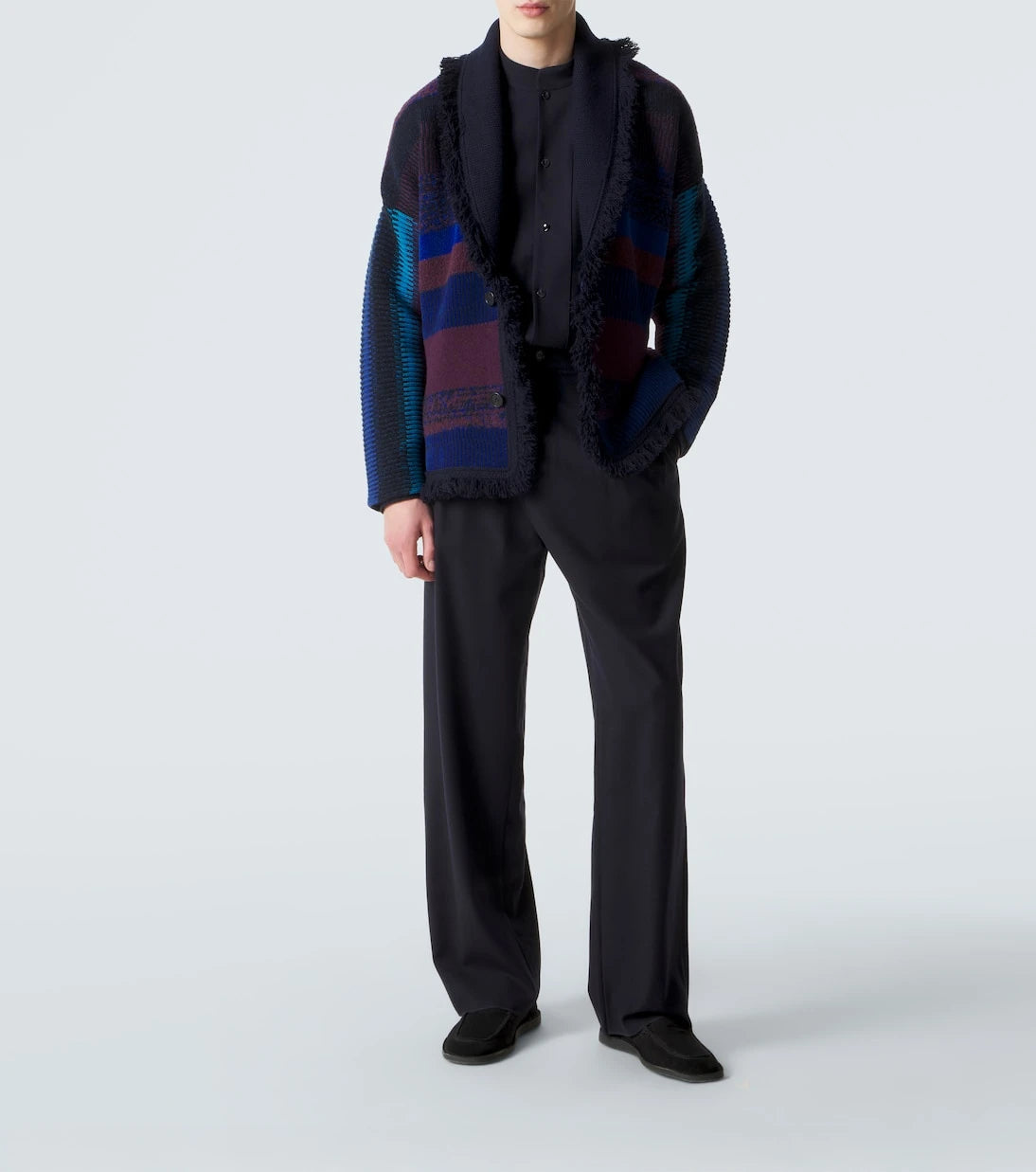 Giorgio Armani - x Alanui virgin wool shirt