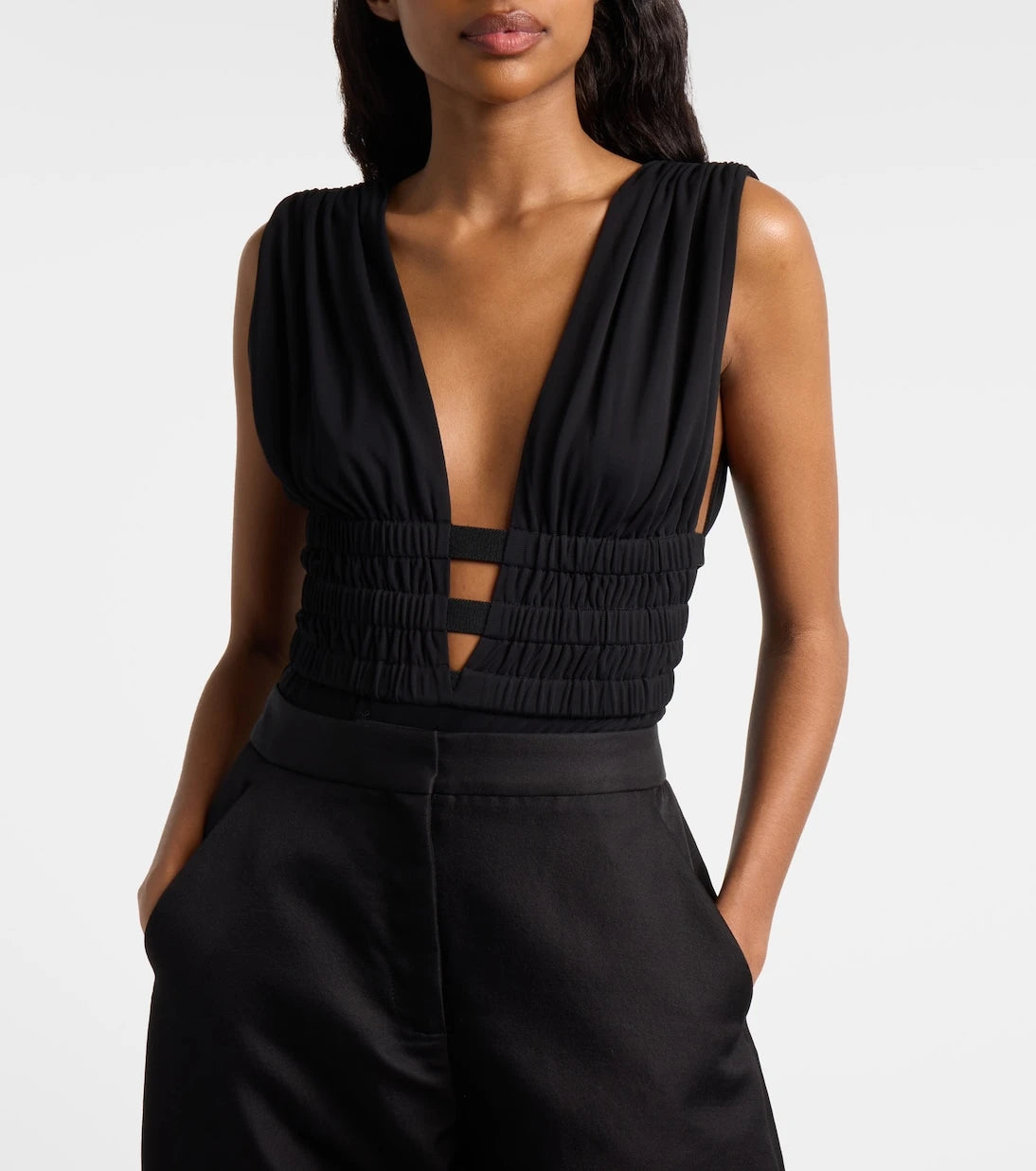 Alaïa - Shirred bodysuit