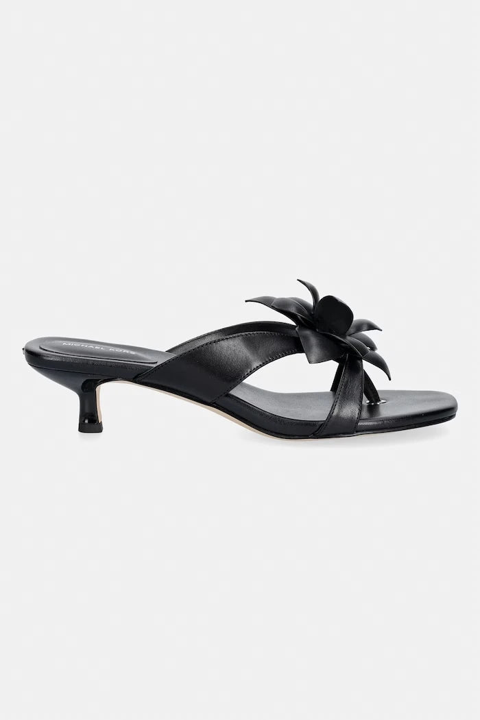 MICHAEL Michael Kors джапанки дамски от кожа Jacie Kitten Sandal