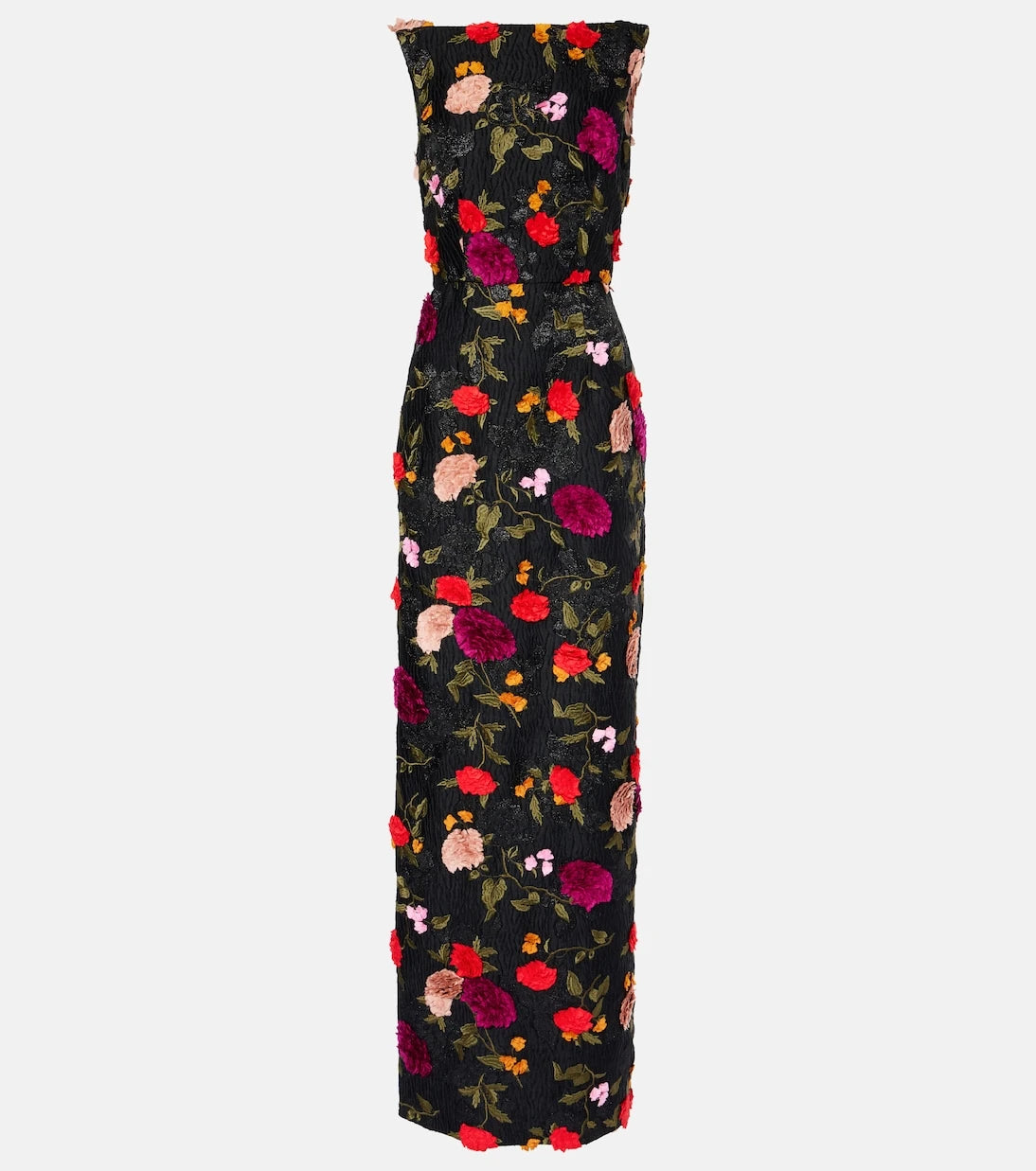 Erdem - Embroidered jacquard gown
