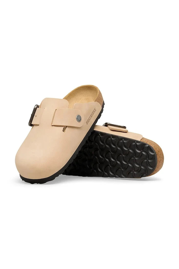 Birkenstock чехли сабо от набук Boston