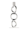 Christofle Silver-Plated Vertigo 3-Rings Candlestick