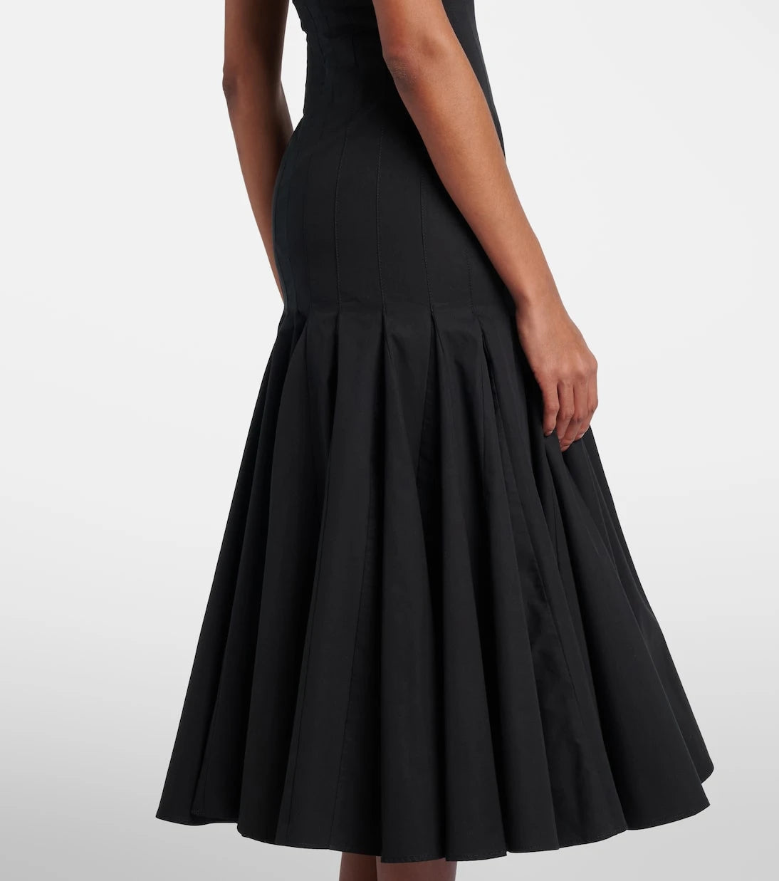 Jacquemus - Agave cotton poplin midi dress