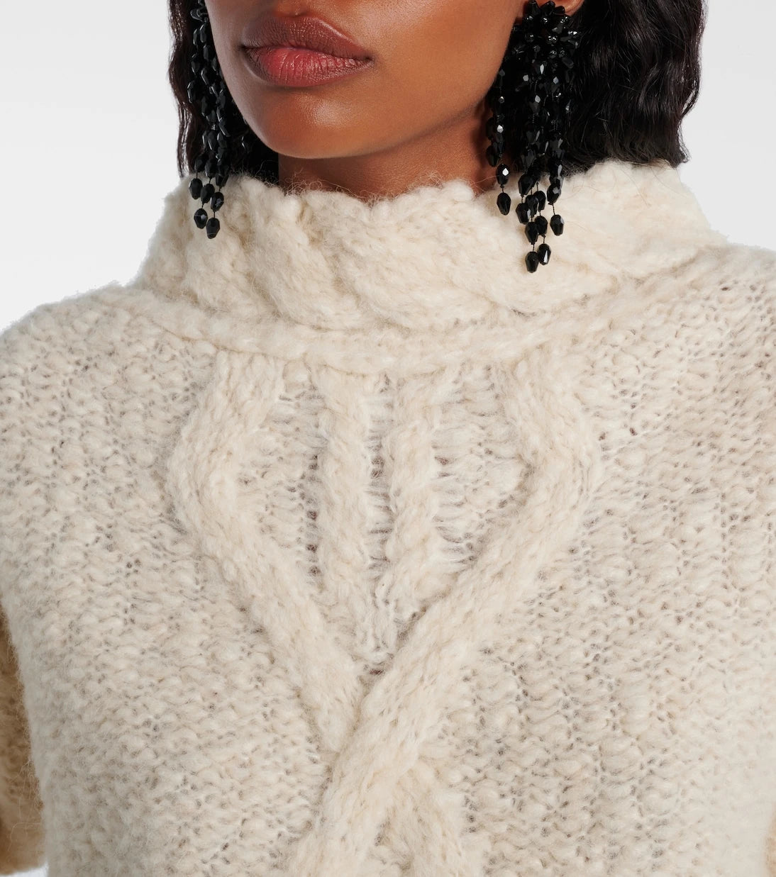 Isabel Marant - Romane cable-knit turtleneck sweater