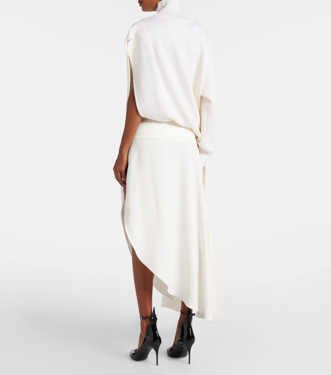 Alaïa - Asymmetric midi skirt