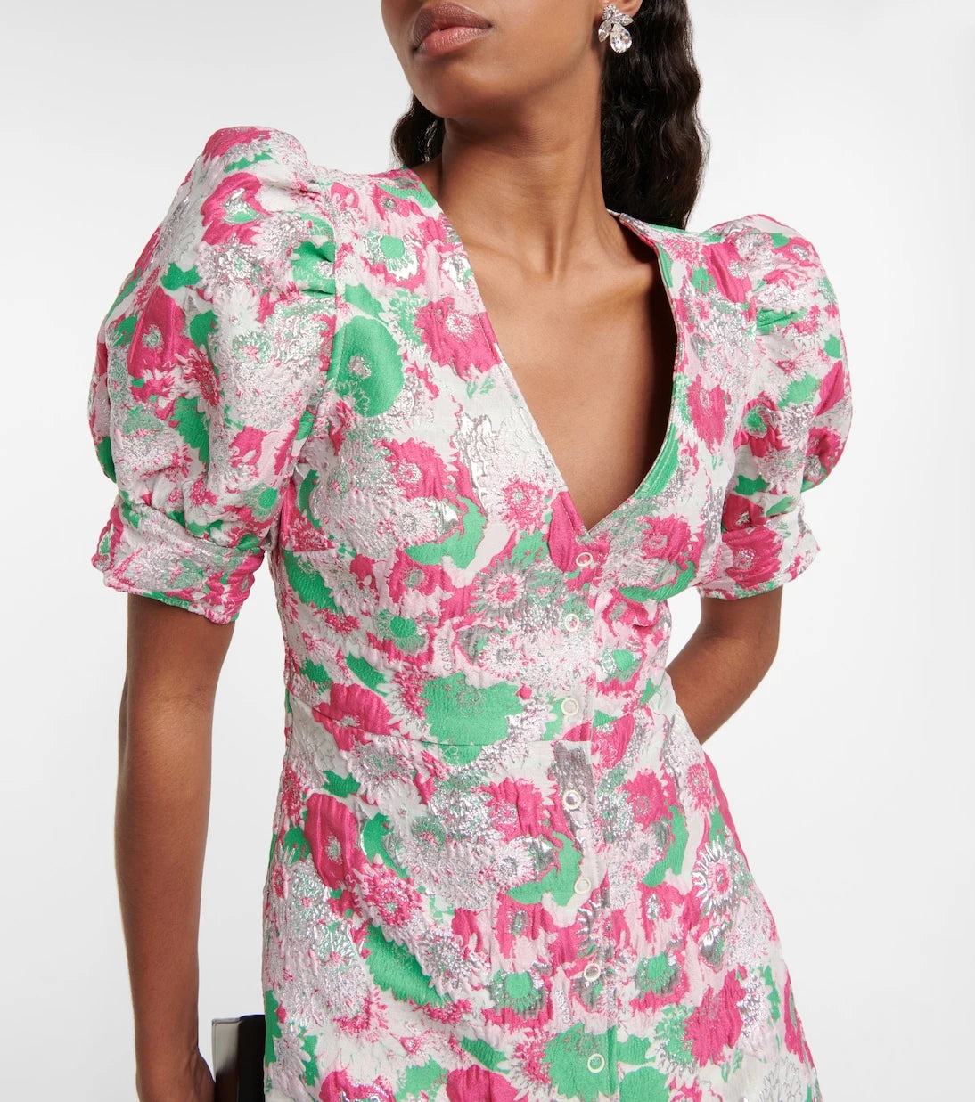 Ganni - Printed minidress