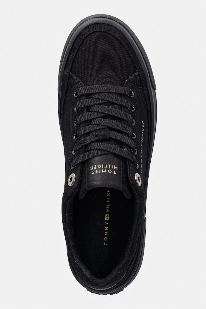 Tommy Hilfiger TH FOXING PLATFORM CANVAS kadın alçak sneaker