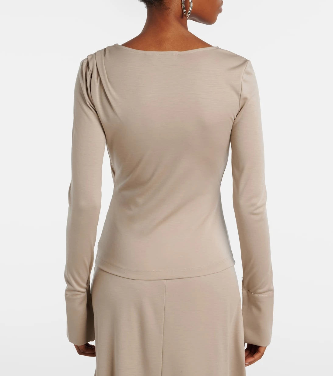 Max Mara - Adagio virgin wool wrap top