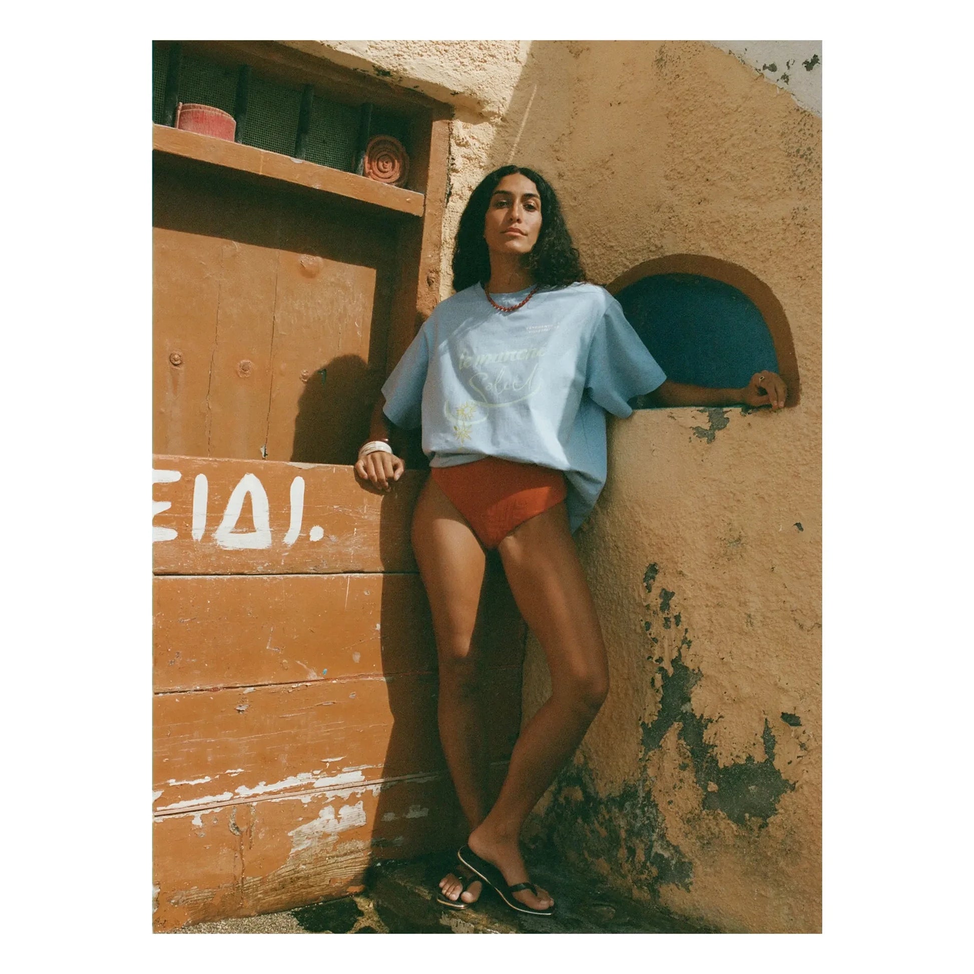 Soleil Soleil - Le Marché T-Shirt | Blue