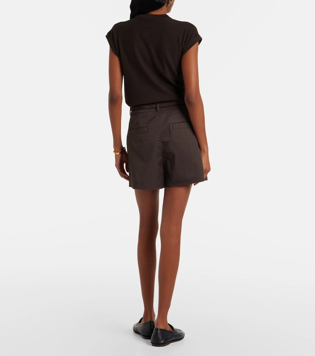 Lemaire - Cotton twill shorts