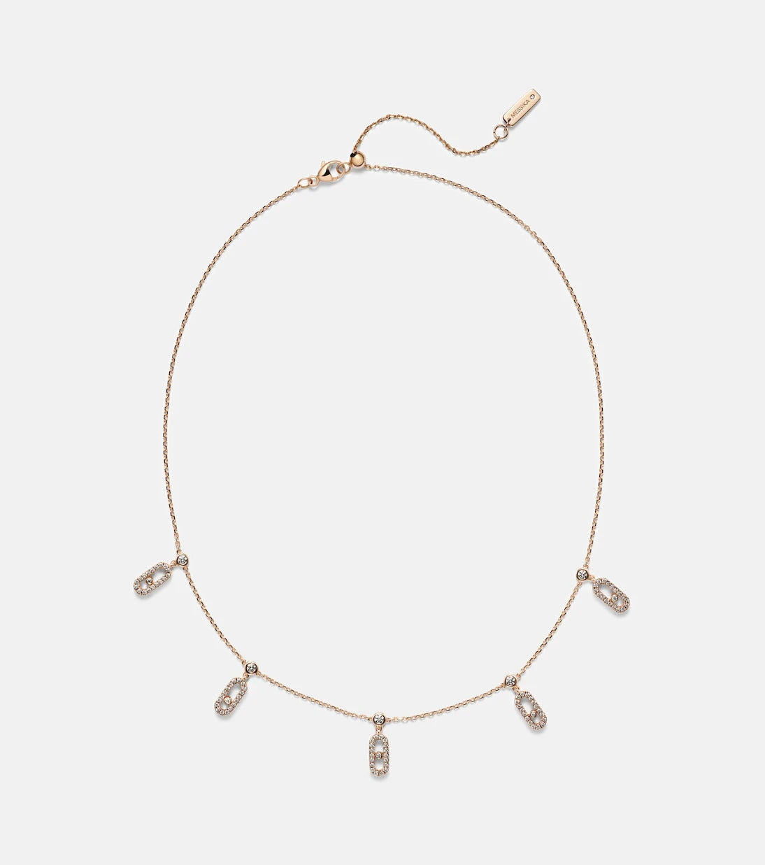 Messika - Move Uno 18kt rose gold choker with diamonds