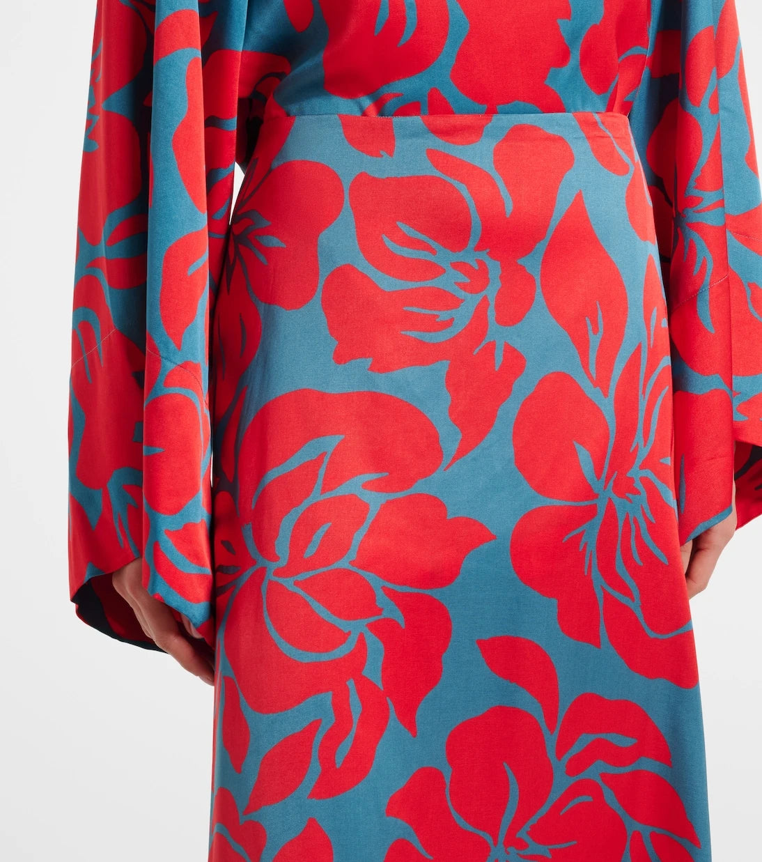 Dries Van Noten - Floral pencil skirt