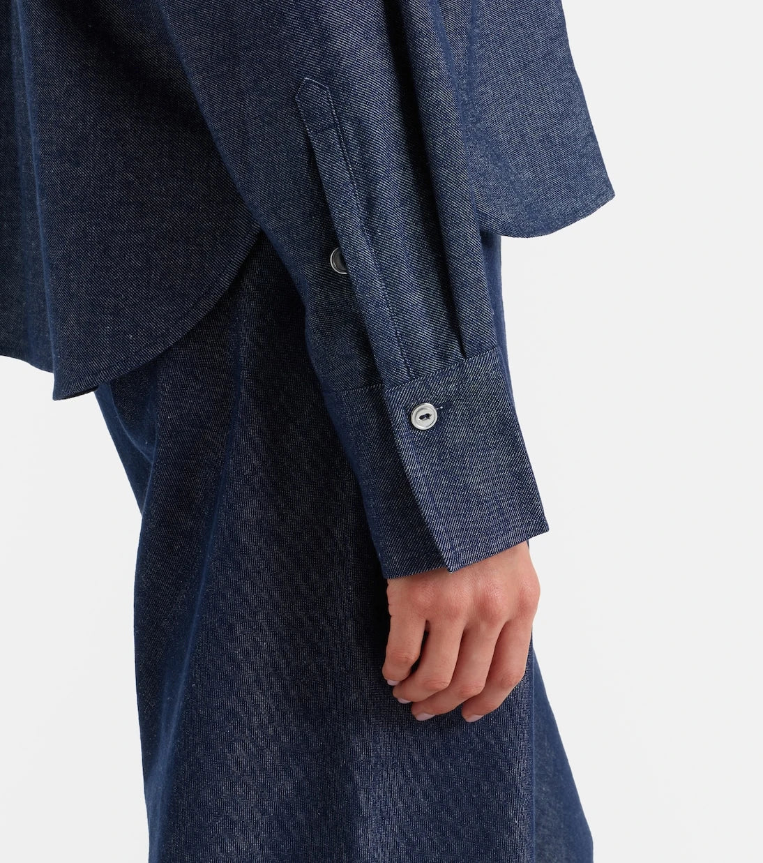 Vince - Cotton and linen chambray shirt