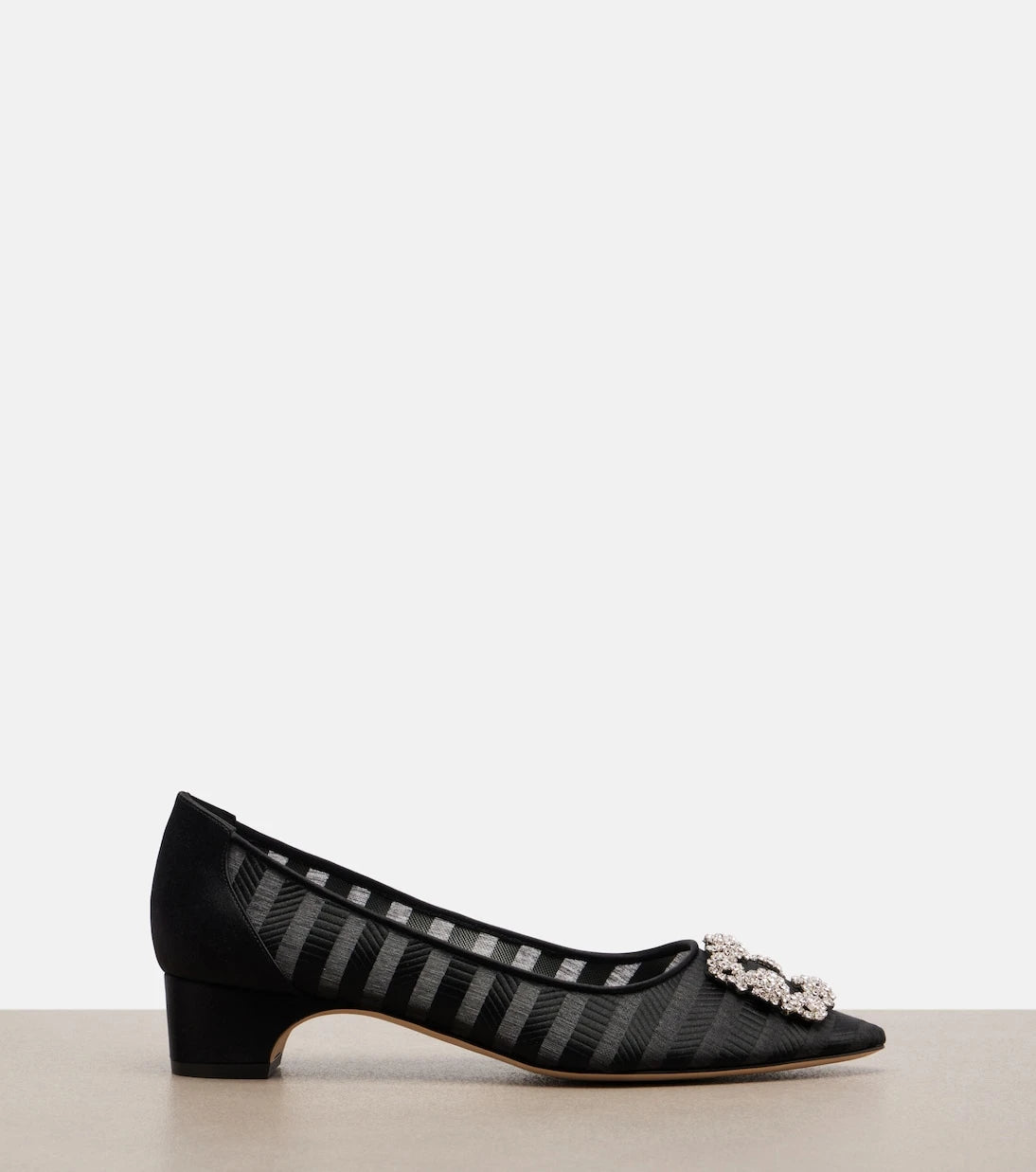 Manolo Blahnik - Hangisi embellished pumps