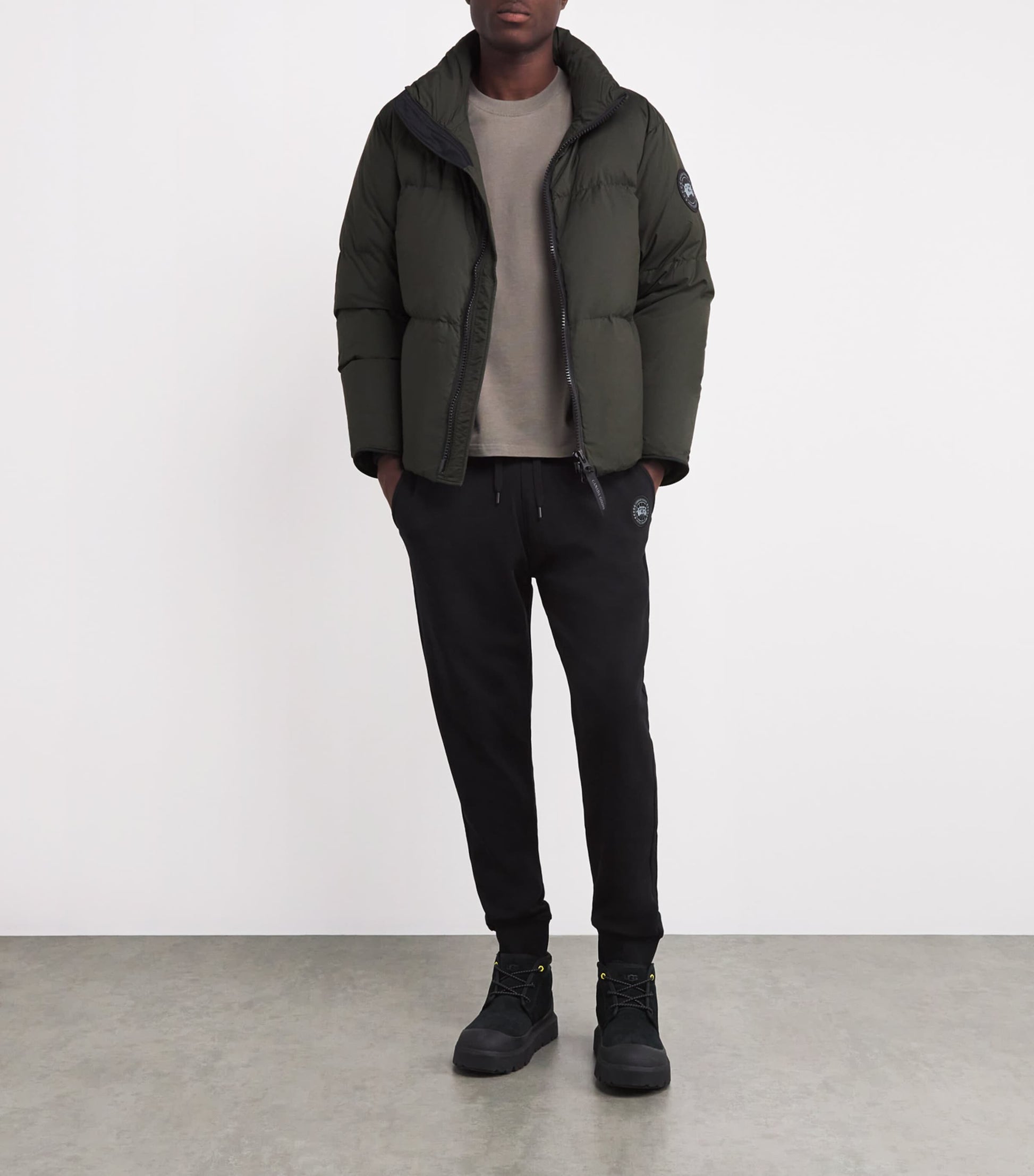 Canada Goose Grey Lawrence Puffer Jacket