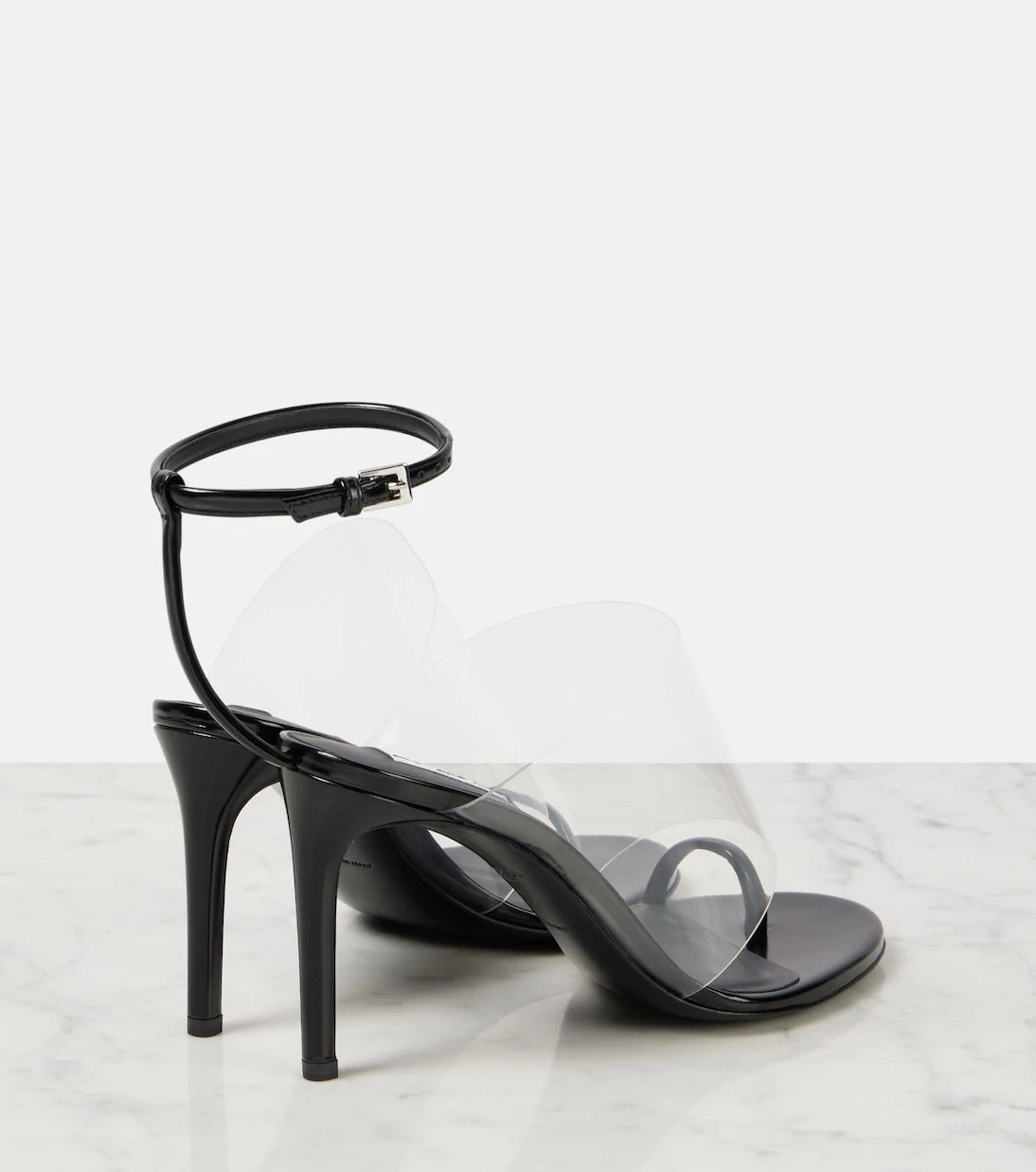 Alaïa - Plexi 90 leather & PU sandals