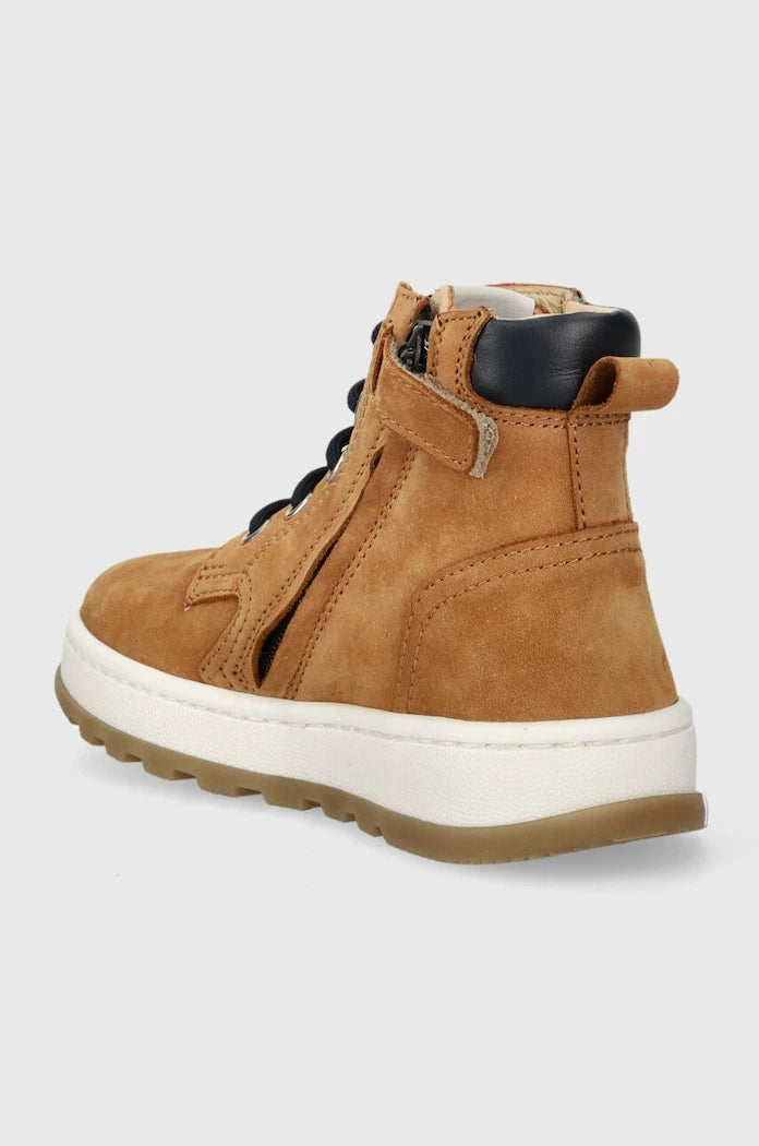 Детски половинки обувки от кожа Pom D'api FLOW BOOTS
