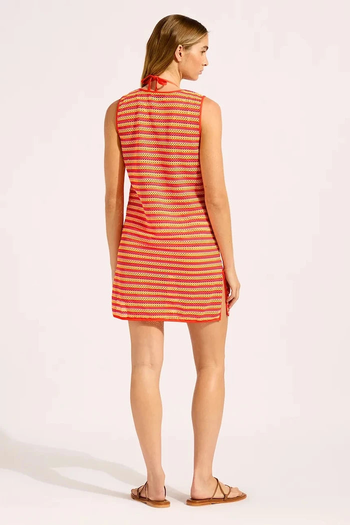 Seafolly Kadın Plaj Elbisesi Calypso Mini Cover Up