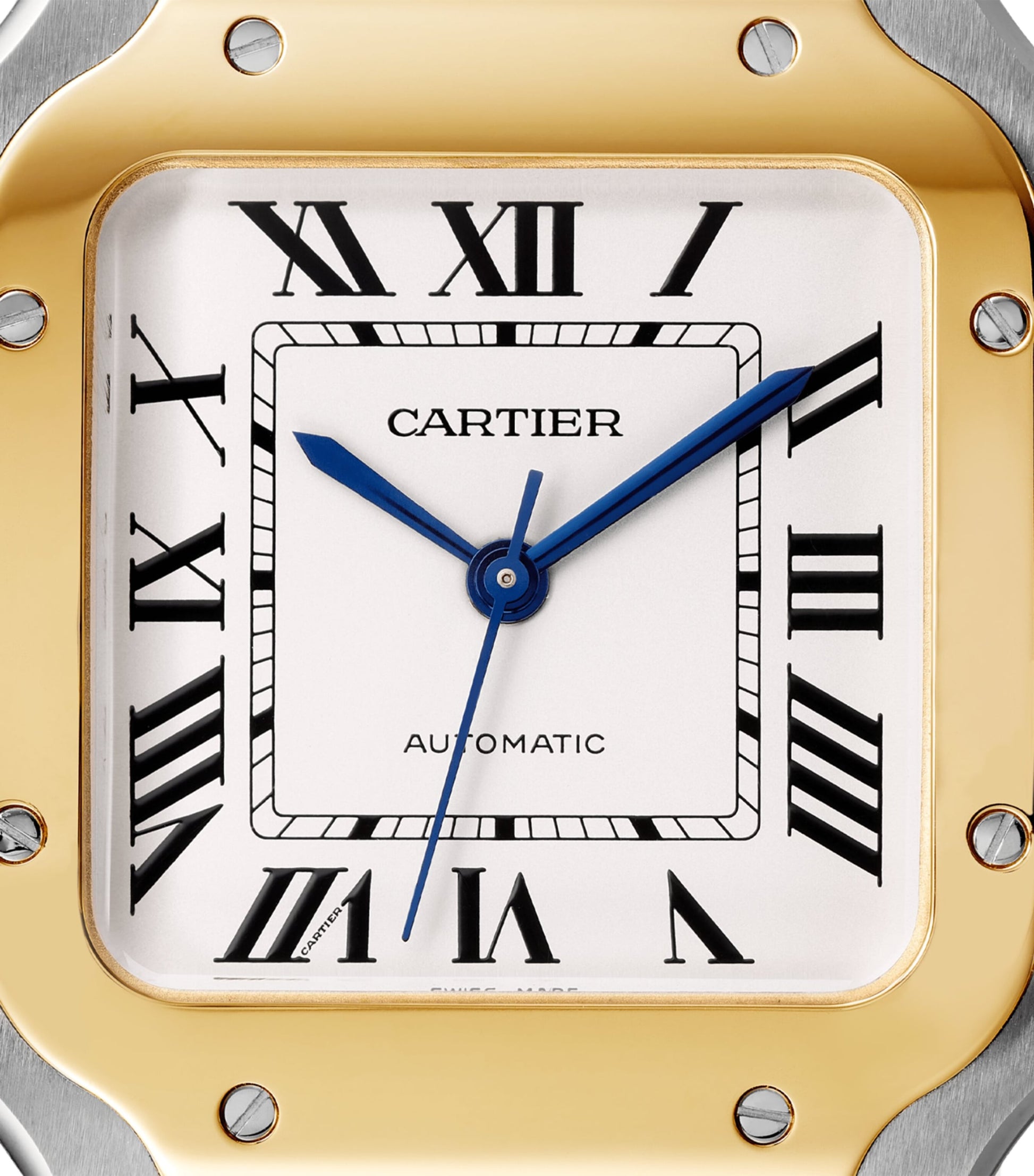Yellow Gold and Stainless Steel Santos de Cartier Watch 35.1mm