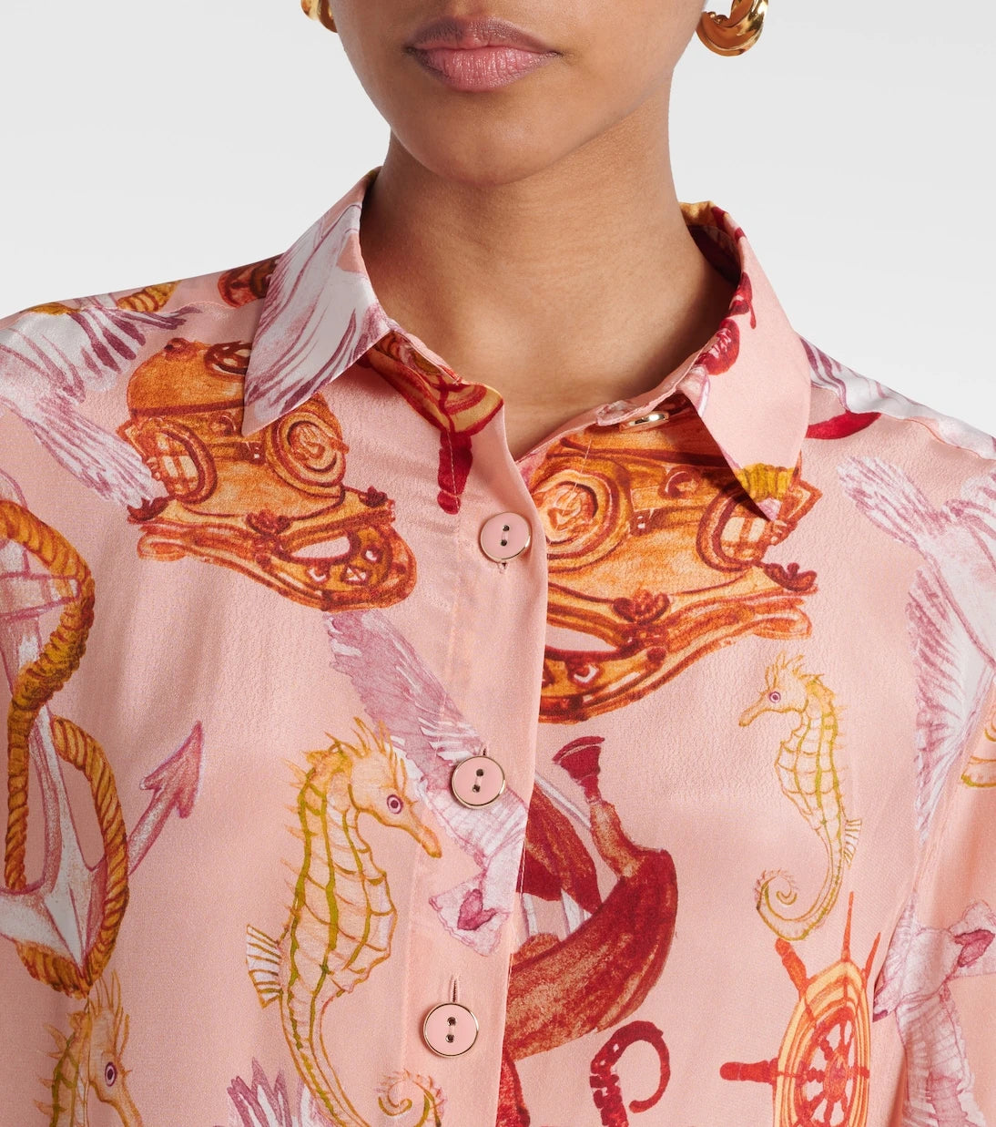 Farm Rio - Nautical Wonder printed shirt