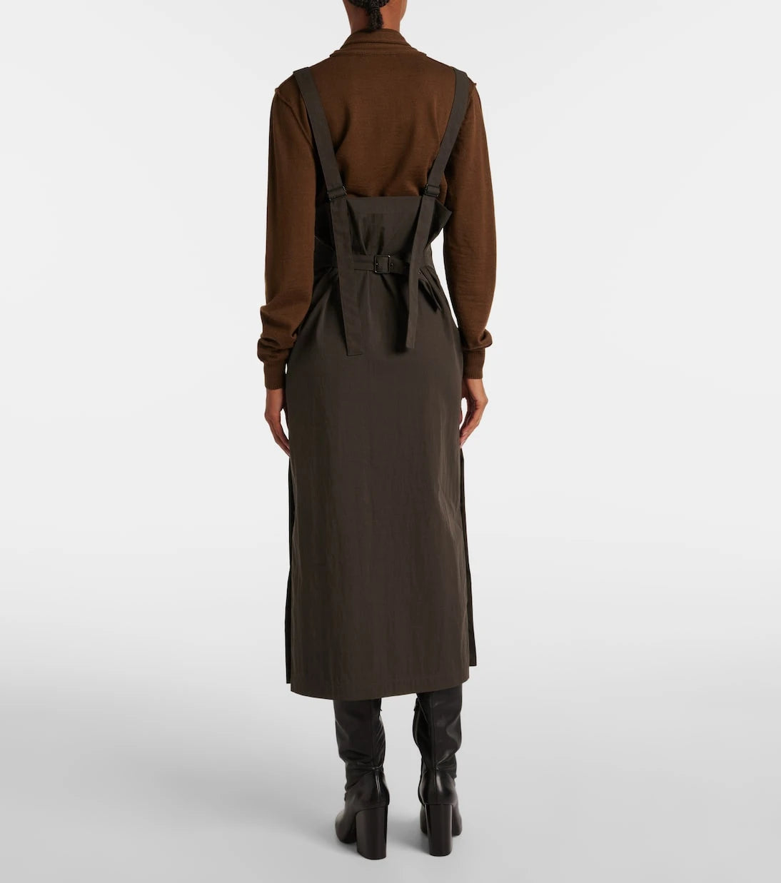 Lemaire - Cotton-blend midi skirt