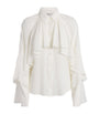 Silk Ruffle Demaris Blouse