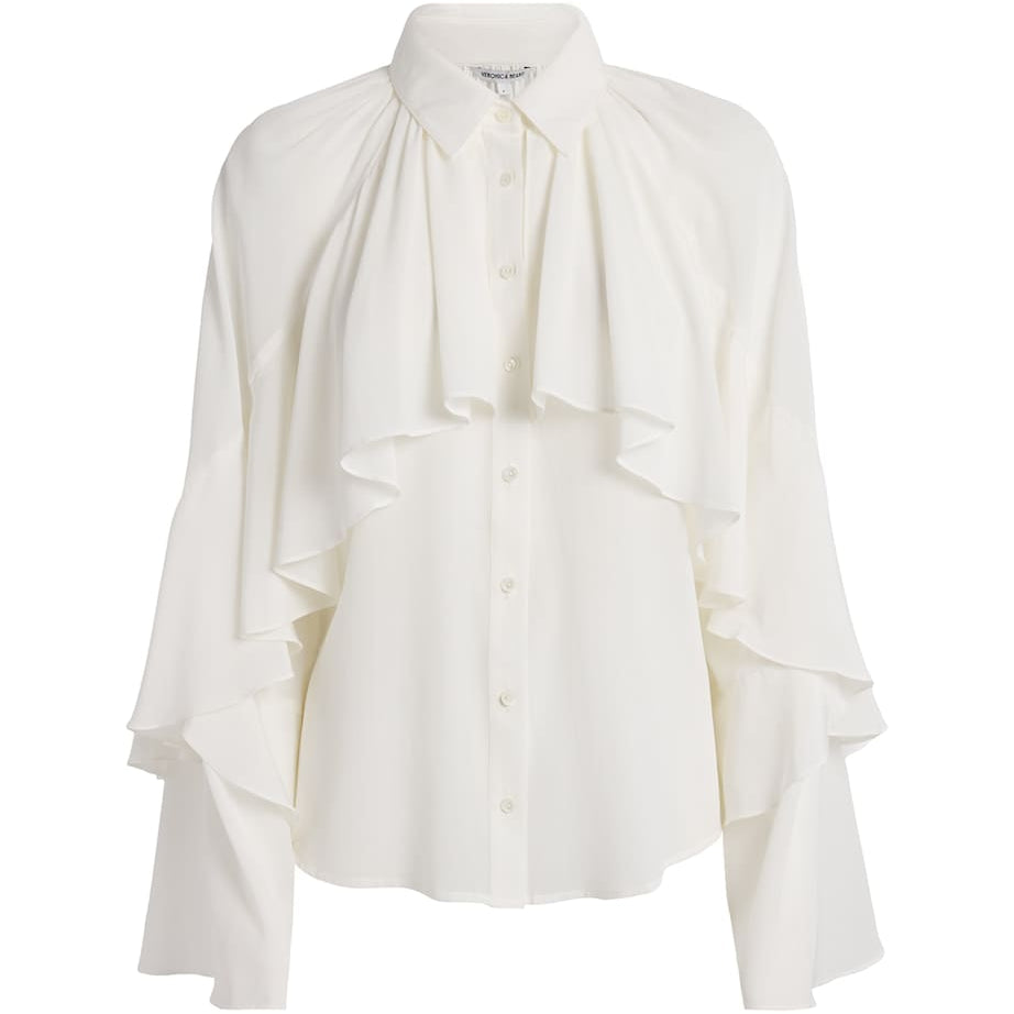 Silk Ruffle Demaris Blouse