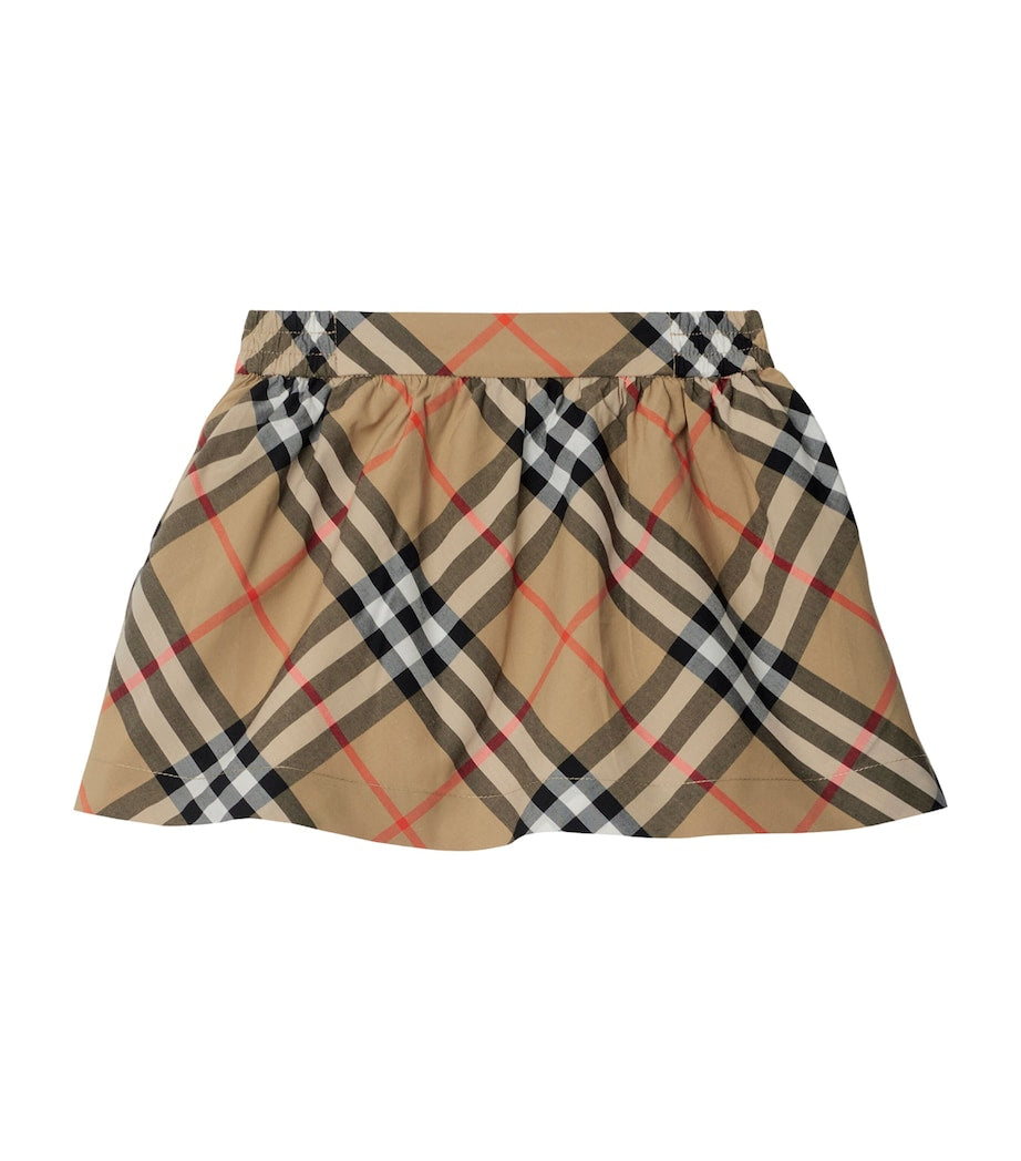 Burberry Kids Cotton Check Skirt (6-24 Months)
