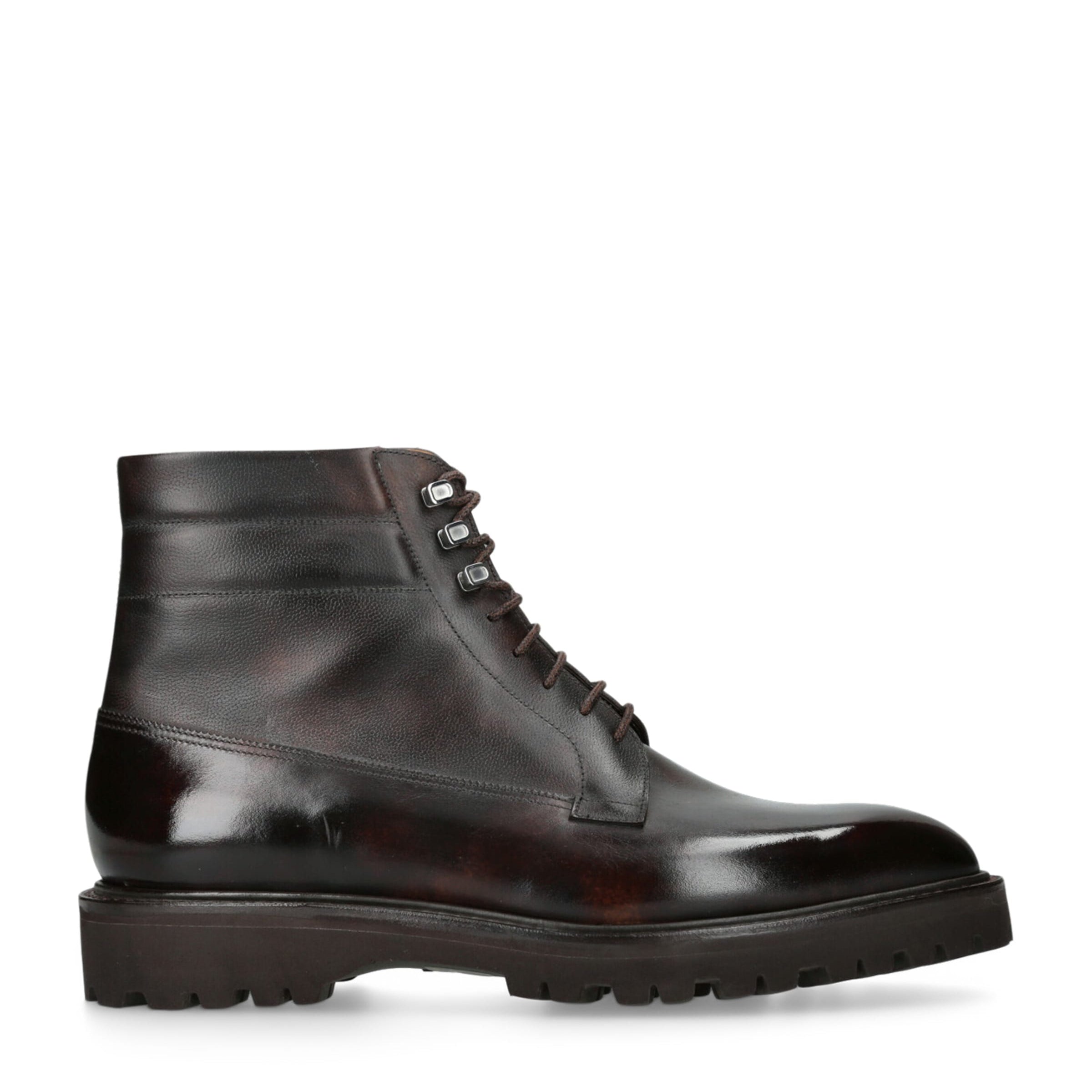 John Lobb Leather Alder Boots