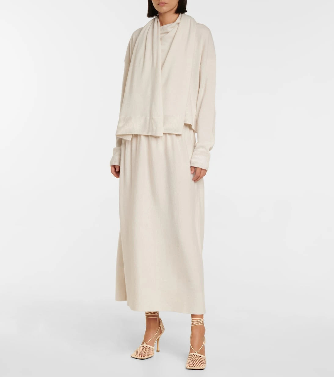Altuzarra - Hammond wool and cashmere midi skirt