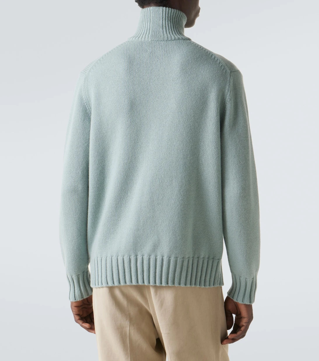 Allude - Cashmere half-zip sweater