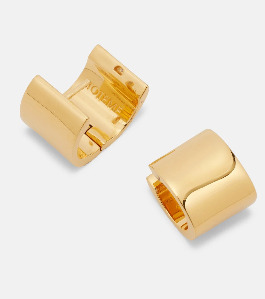 Toteme - Signature Petite huggie earrings