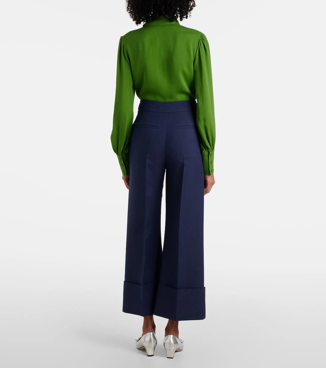 Valentino - Crepe Couture wide-leg pants