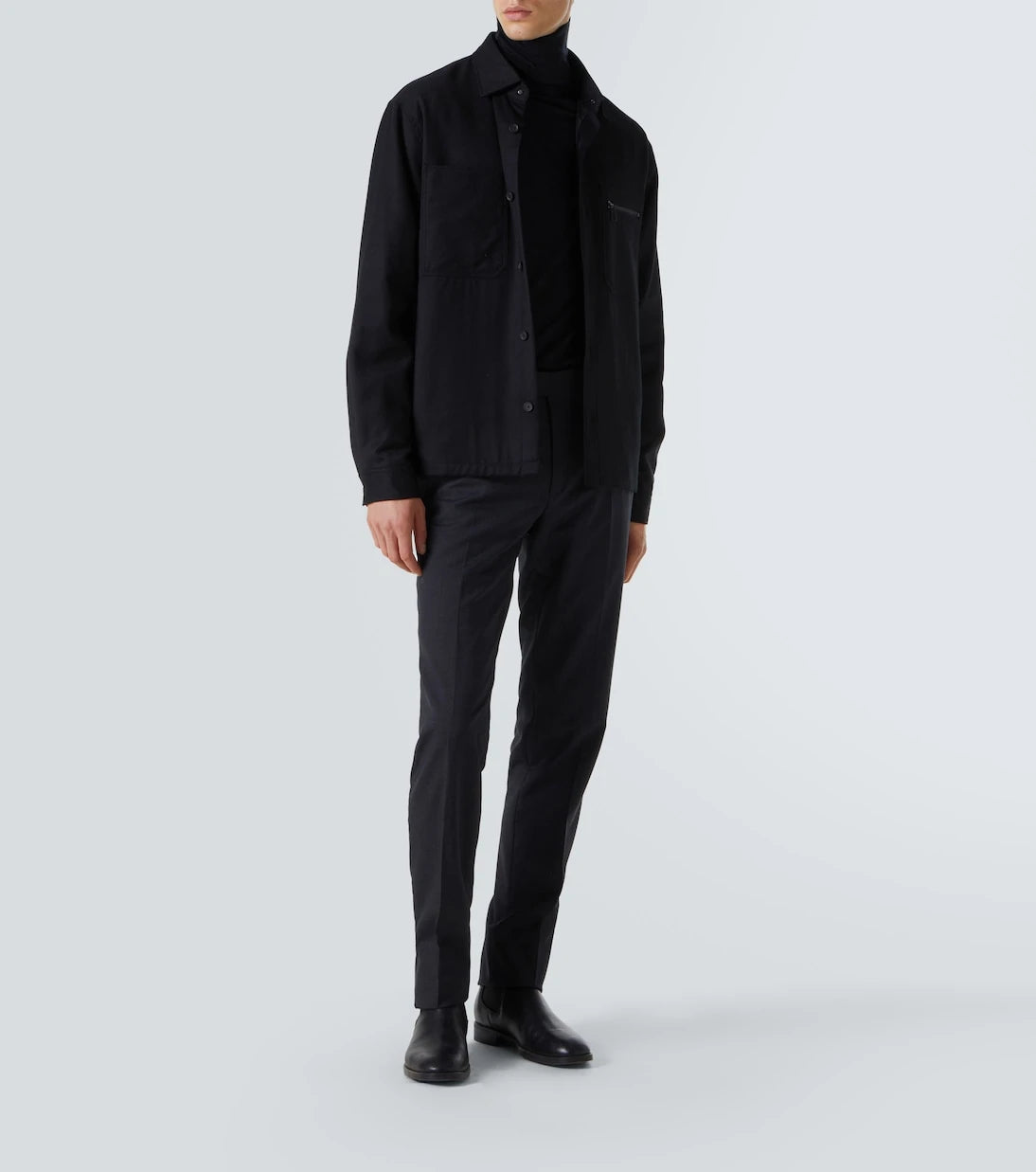 Zegna - Technical wool overshirt