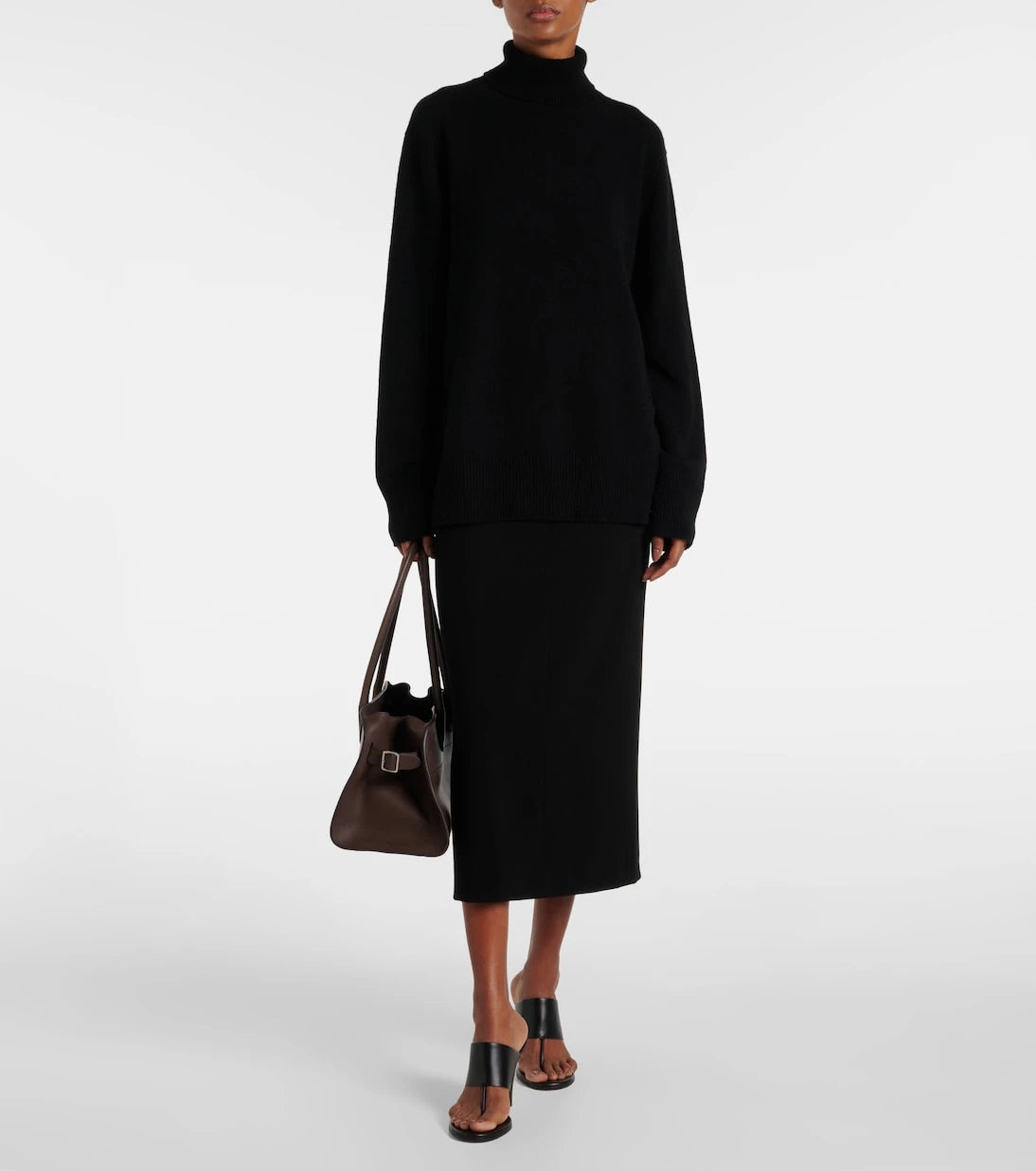 The Row - Stepny wool and cashmere turtleneck sweater
