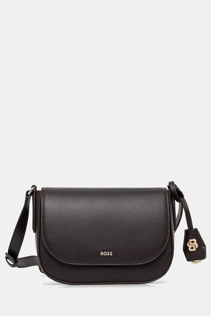 BOSS kadın deri crossbody çanta NUMAH Saddle